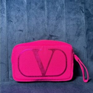 Valentino Bold Pink Cosmetic Case